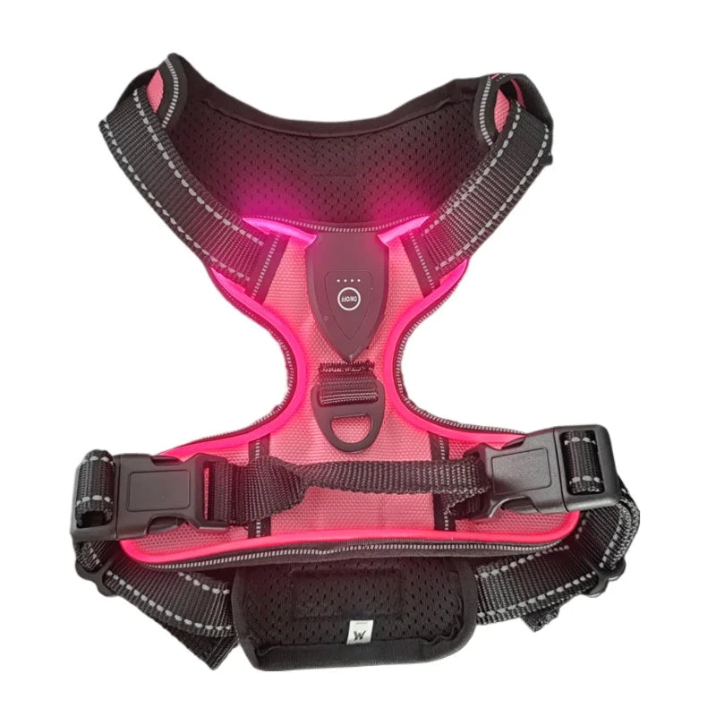 GlowPaw® – LED Luminous Dog Harness - Vista 9 del producto