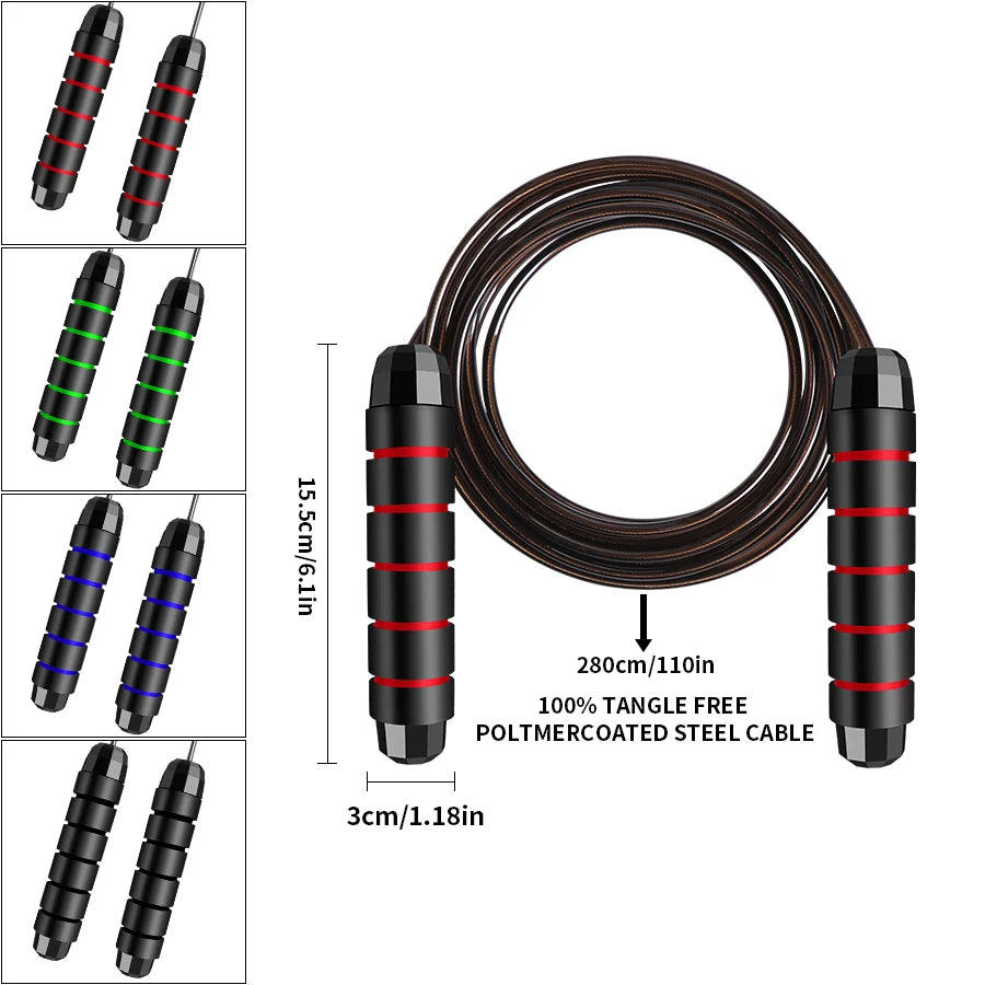 JumpMax® – Adjustable Steel Speed Jump Rope - Vista 2 del producto