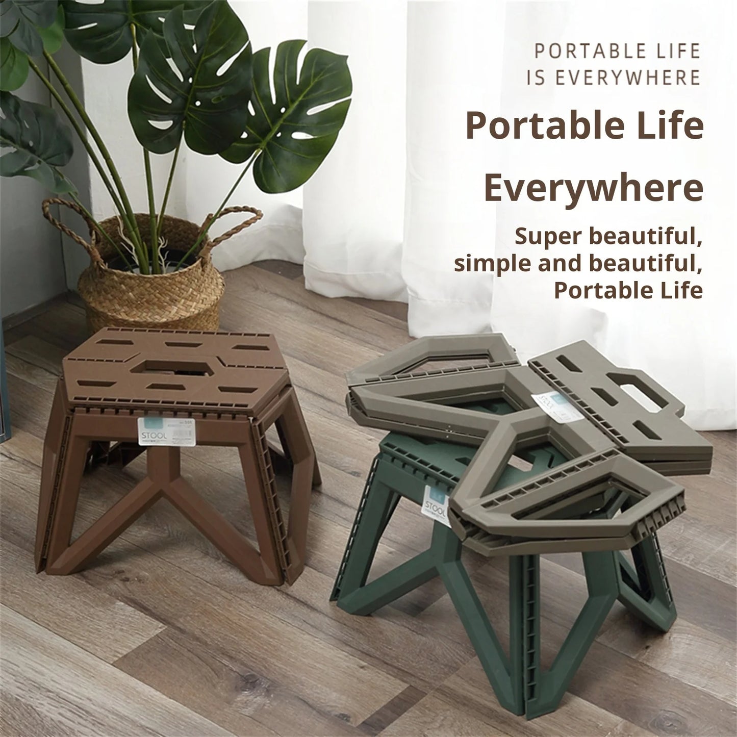 OutdoorSmall® – Stool Portable Folding Stool - Vista 9 del producto