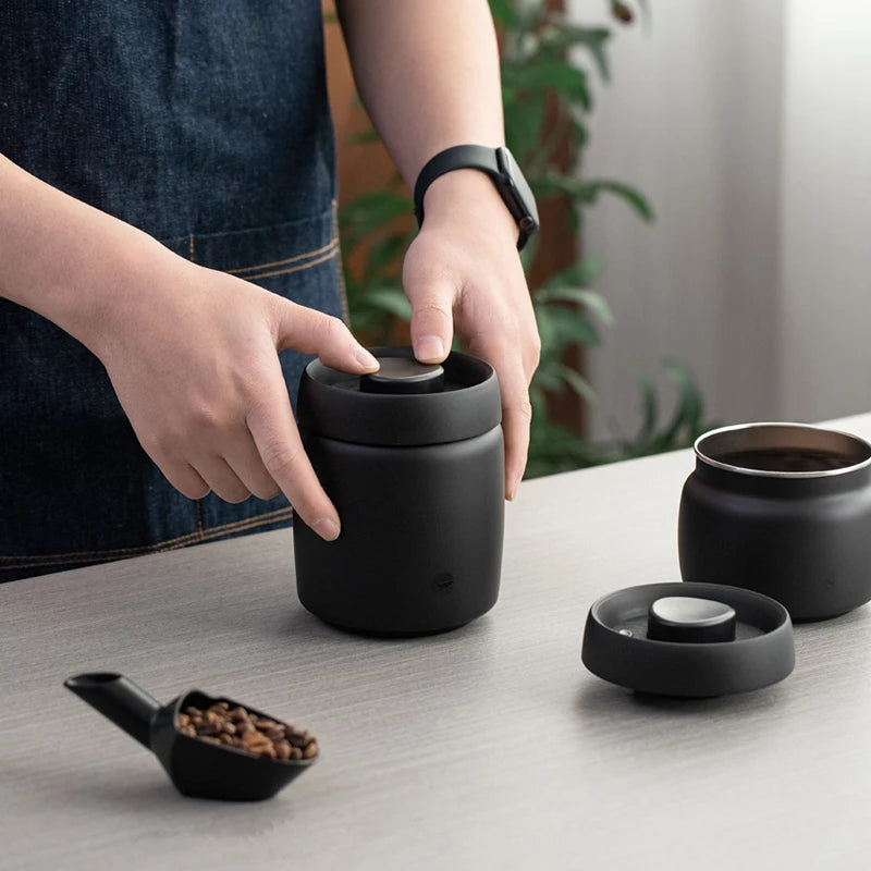 PremiumSeal® – Stainless Steel Vacuum Coffee Canister - Vista 4 del producto