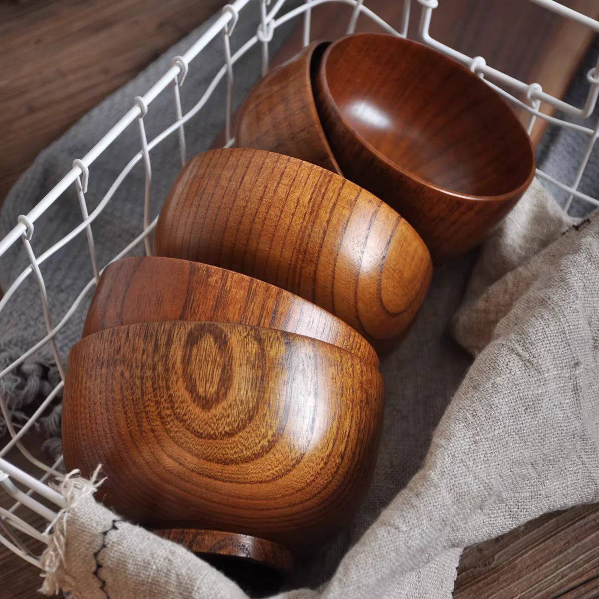 JujuWood® – Japanese Wooden Soup & Salad - Vista 3 del producto