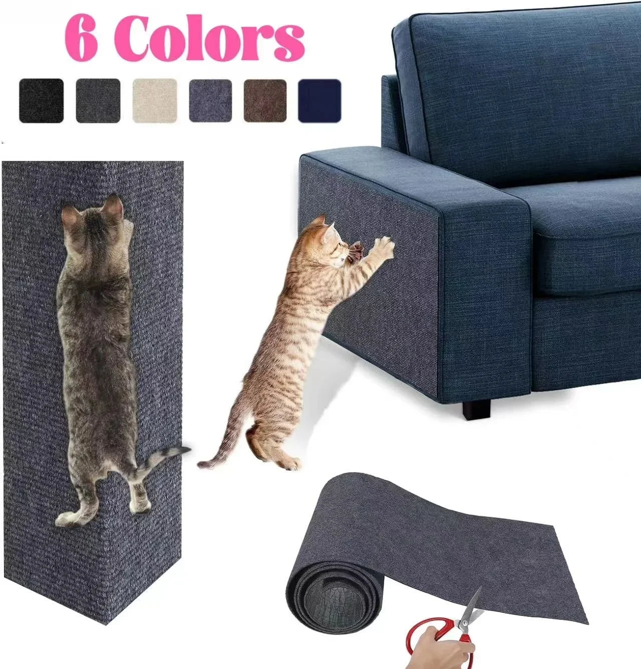 ScratchMate® – Self-Adhesive Cat Scratching Mat - Vista 7 del producto