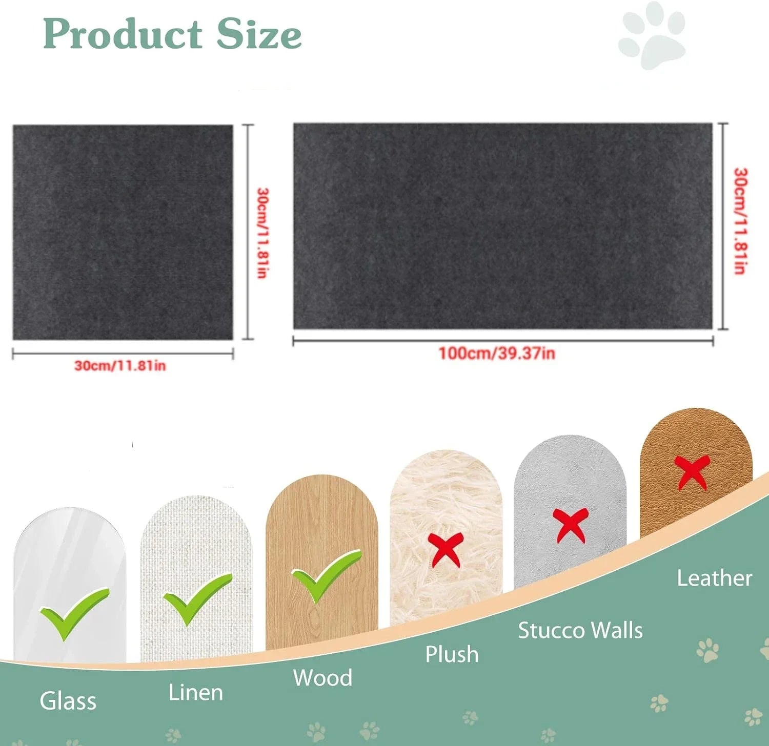 ScratchMate® – Self-Adhesive Cat Scratching Mat - Vista 2 del producto