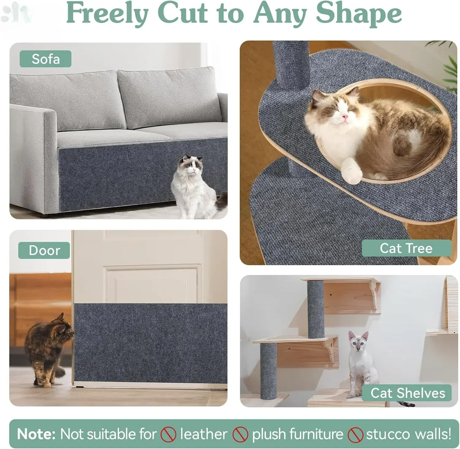 ScratchMate® – Self-Adhesive Cat Scratching Mat - Vista 10 del producto