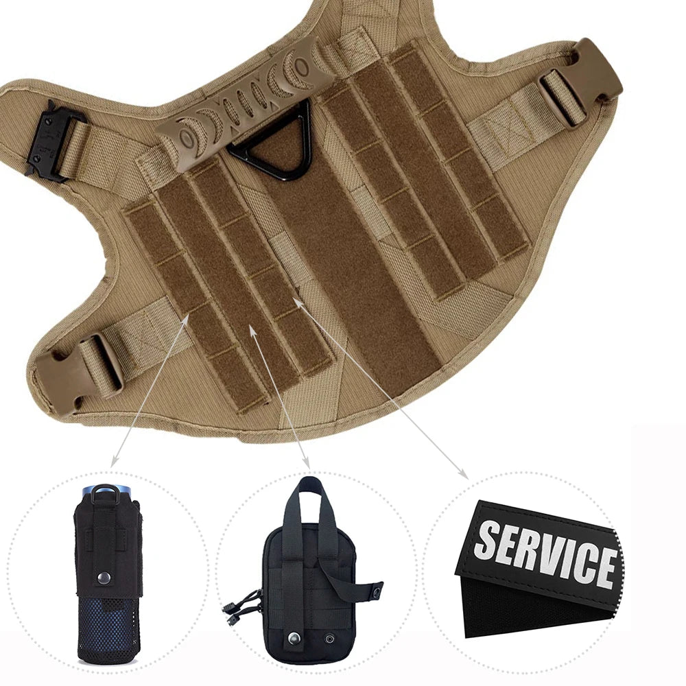PawTrek® – Tactical Dog Harness & Leash - Vista 4 del producto