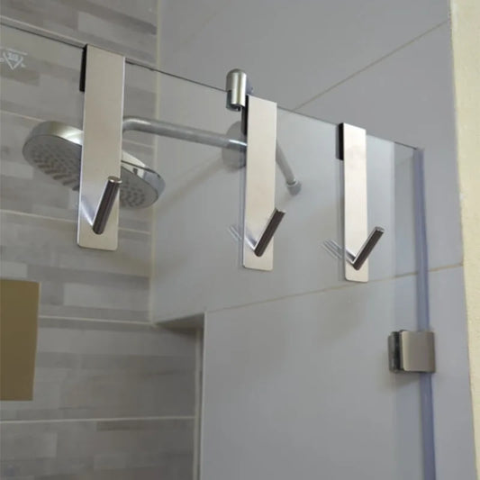 HangEase® – Stainless Steel Over-Door Towel Rack - Vista principal del producto