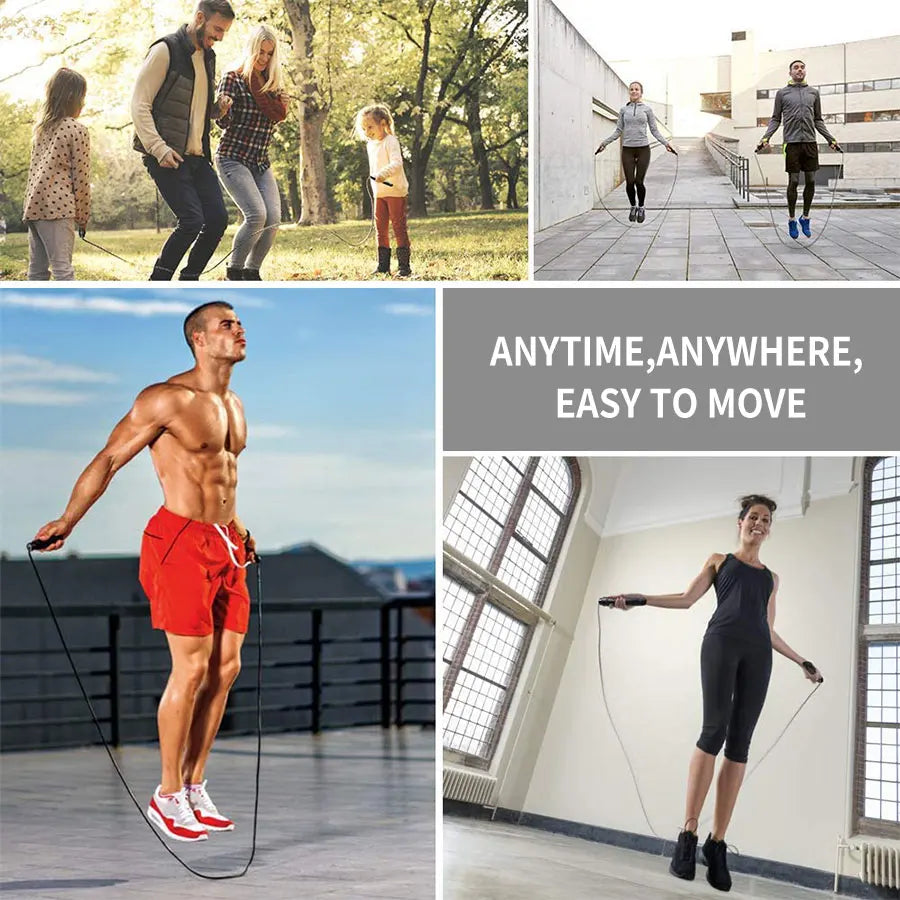 JumpMax® – Adjustable Steel Speed Jump Rope - Vista 6 del producto