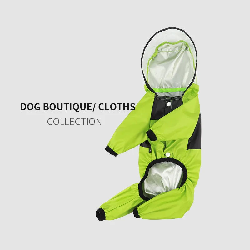 RainPaws® – Transparent Hooded Pet Raincoat - Vista 4 del producto