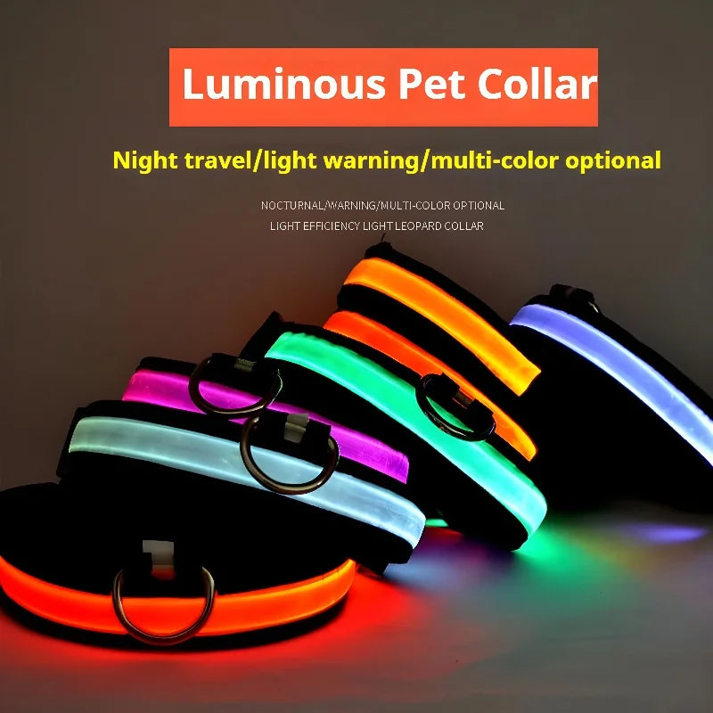 GlowCollar® – LED Nylon Dog Collar - Vista 4 del producto