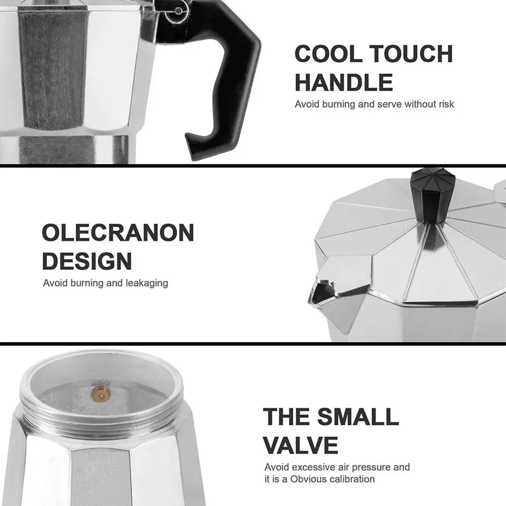EspressoMoka® – Italian Moka Coffee Kettle - Vista 3 del producto
