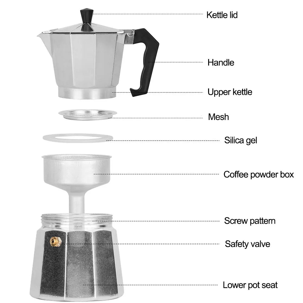 EspressoMoka® – Italian Moka Coffee Kettle - Vista 4 del producto