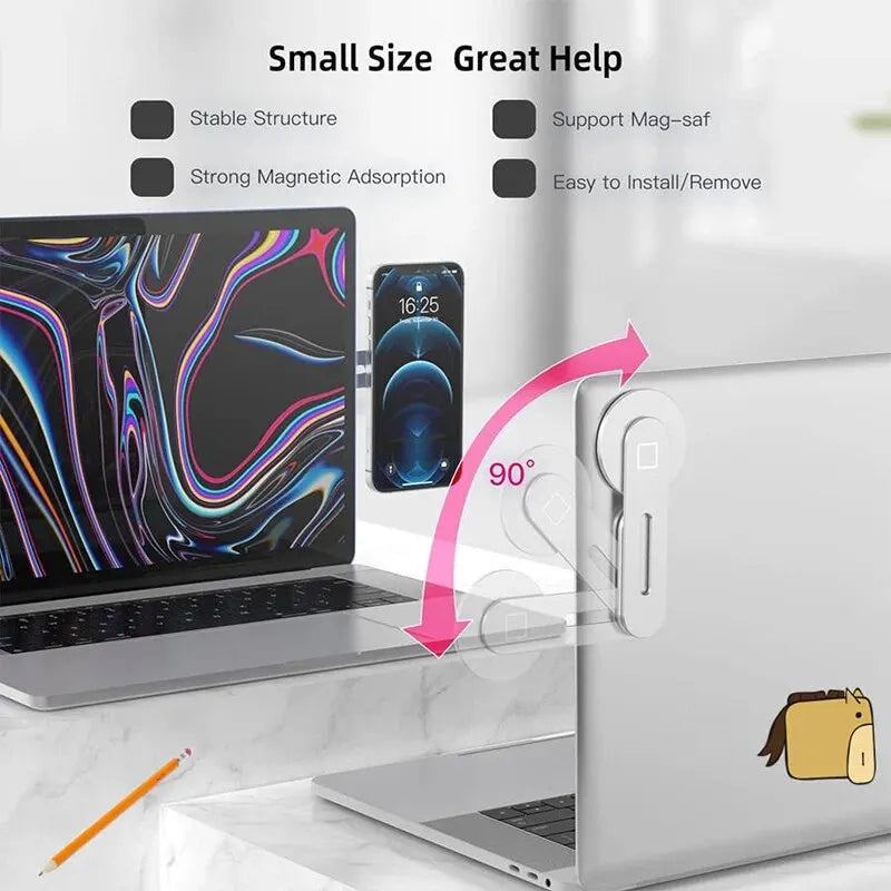 MagSnap Sidekick® – Magnetic Foldable Laptop Screen Mount - Vista 4 del producto