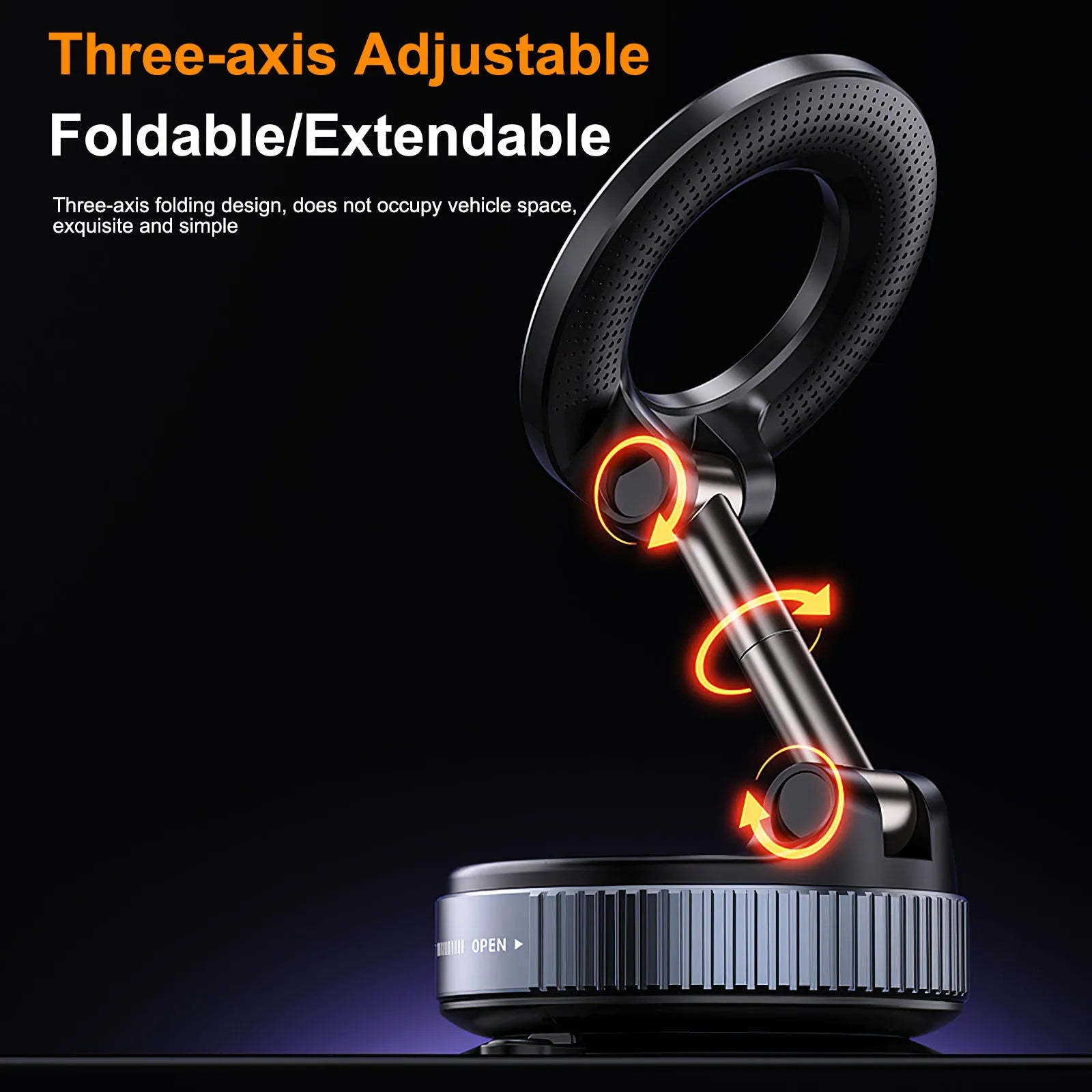 MagnaHold® – 360° Magnetic Car Phone Mount - Vista 2 del producto