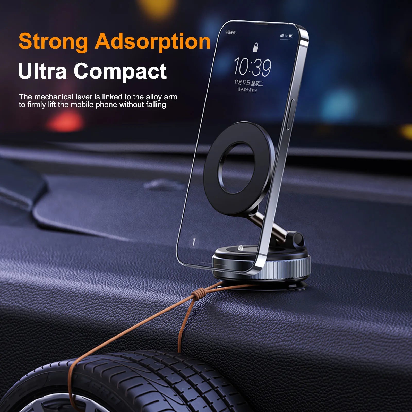 MagnaHold® – 360° Magnetic Car Phone Mount - Vista 3 del producto