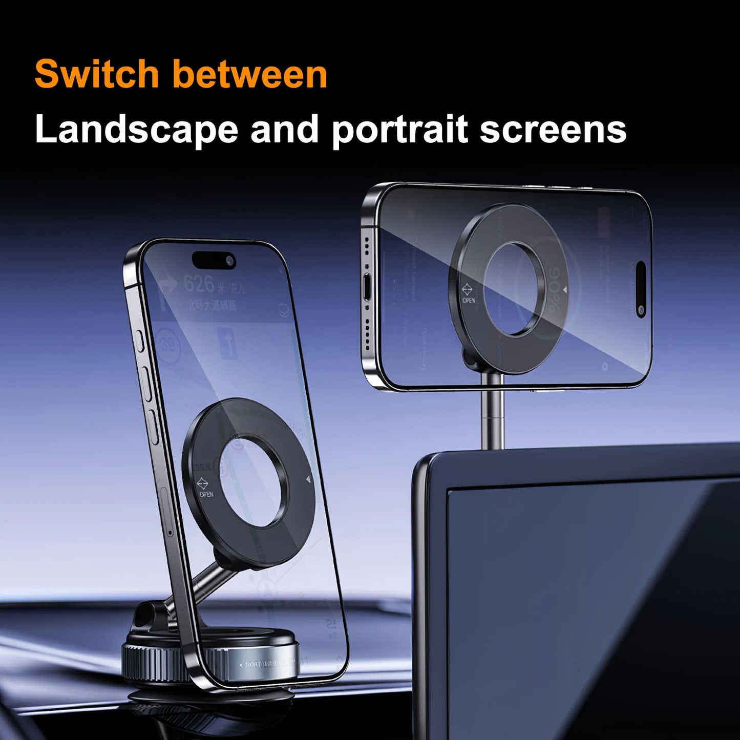 MagnaHold® – 360° Magnetic Car Phone Mount - Vista 5 del producto