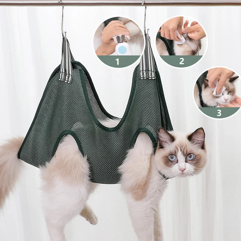 GroomEase® – Pet Grooming Hammock - Vista 2 del producto