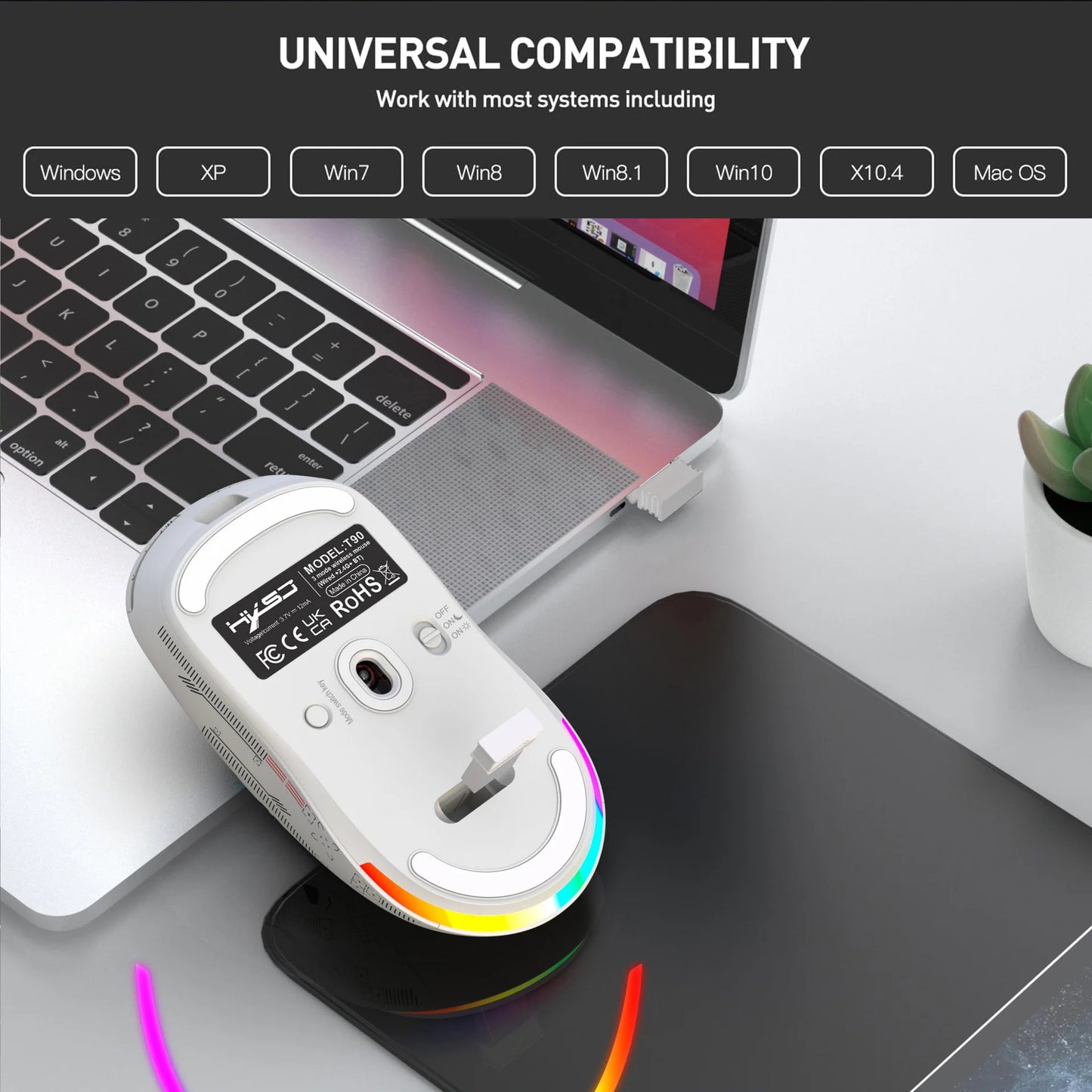 PhantomClick® – 3-Mode Wireless Gaming Mouse - Vista 2 del producto