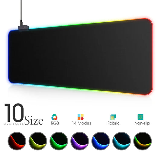 PrismPad® – RGB LED Gaming Mousepad - Vista principal del producto