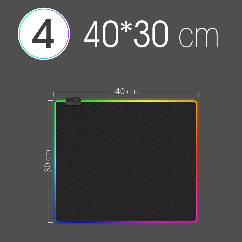 PrismPad® – RGB LED Gaming Mousepad - Vista 10 del producto