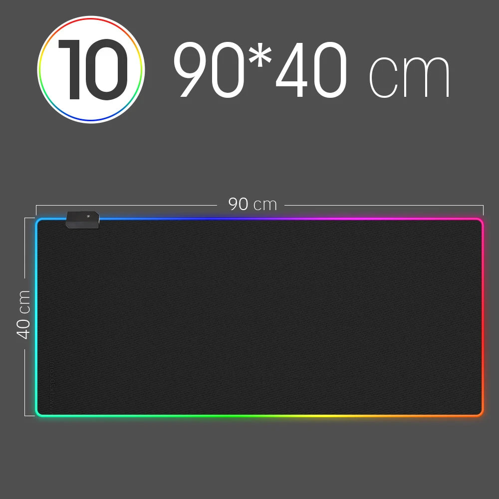 PrismPad® – RGB LED Gaming Mousepad - Vista 12 del producto