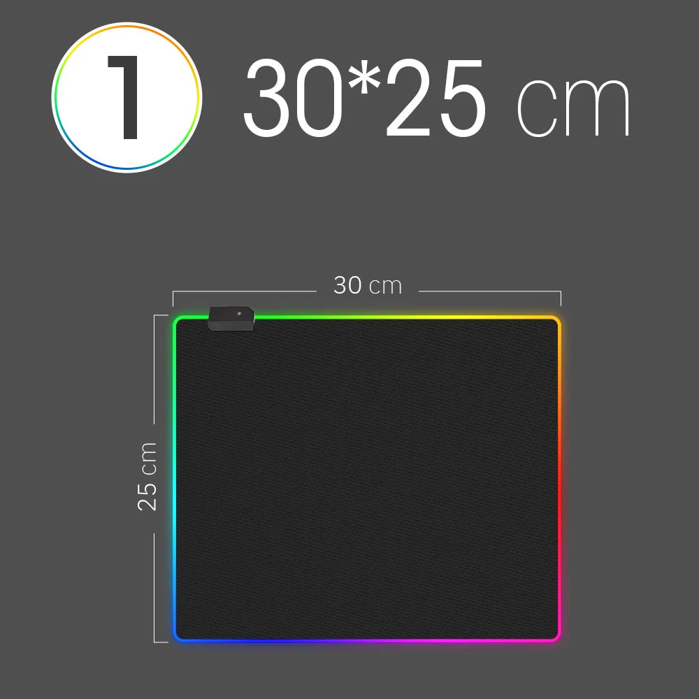 PrismPad® – RGB LED Gaming Mousepad - Vista 13 del producto