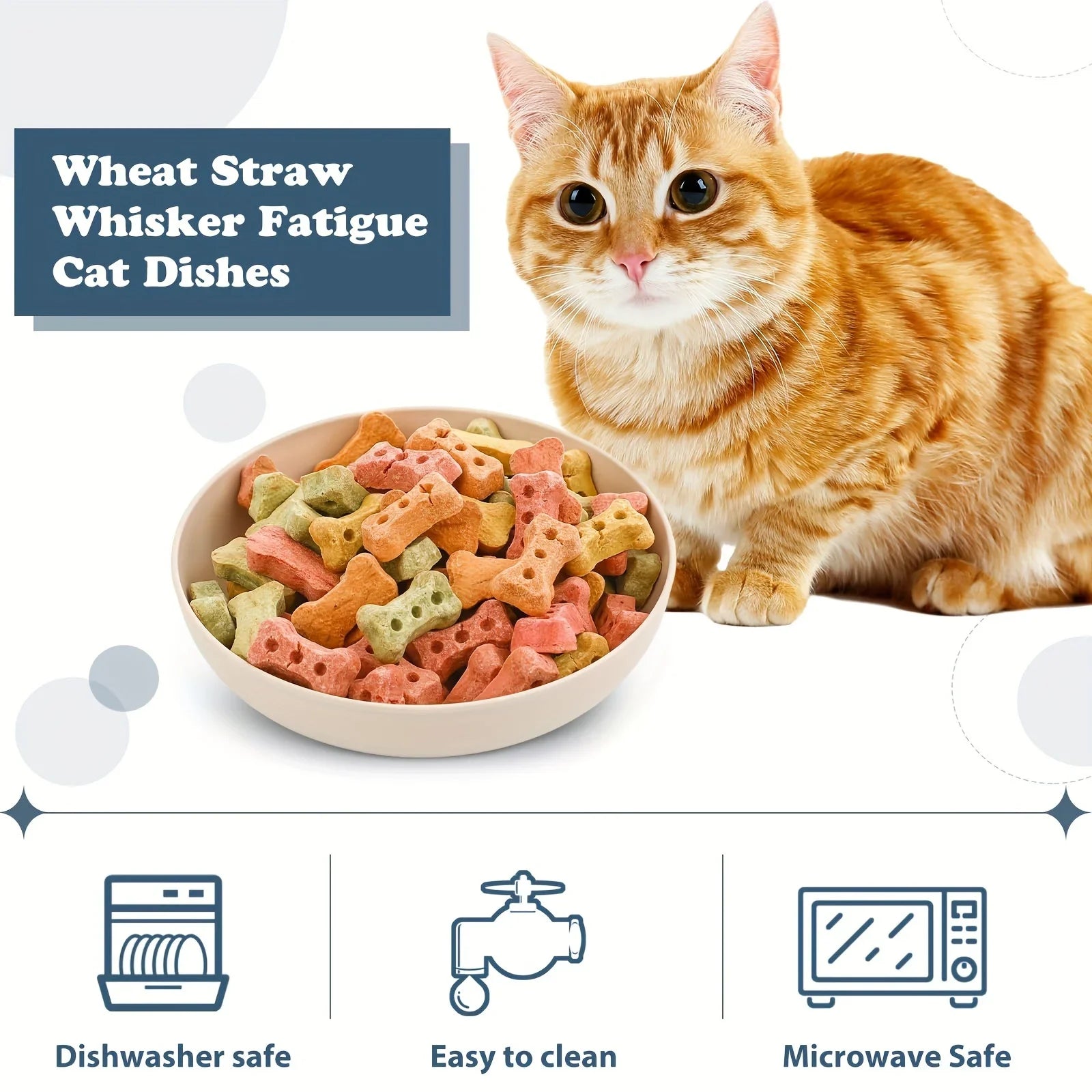 PurrFeast® – Wide Shallow Cat Food & - Vista 6 del producto
