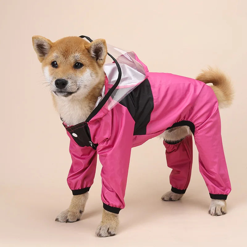 RainPaws® – Transparent Hooded Pet Raincoat - Vista 2 del producto