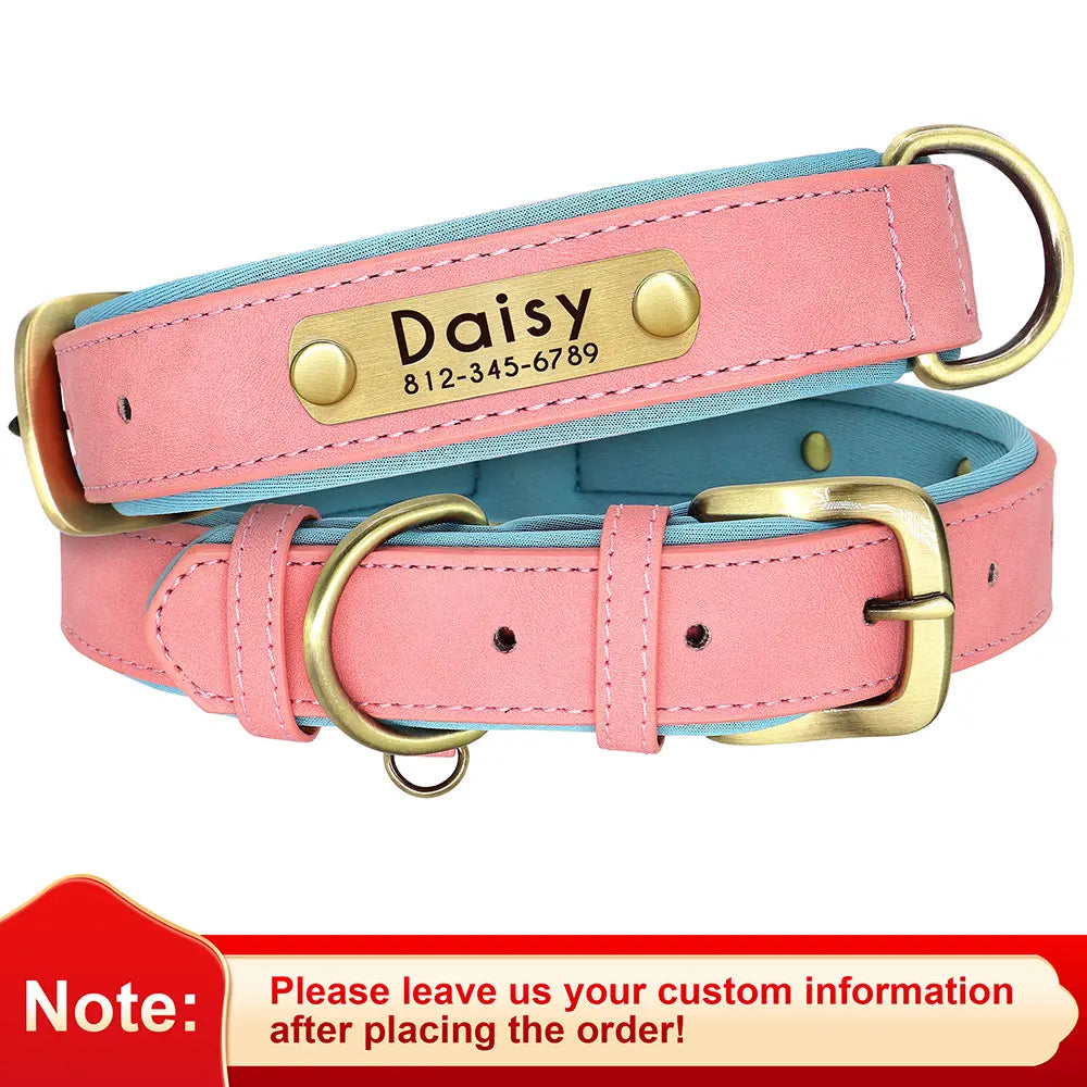 PawTag® – Personalized Leather Collar (Free Engraving) - Vista 24 del producto