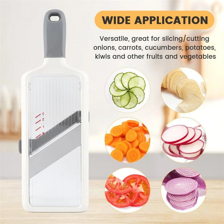 MultiSlice® – Handheld Adjustable Mandoline Slicer - Vista 10 del producto
