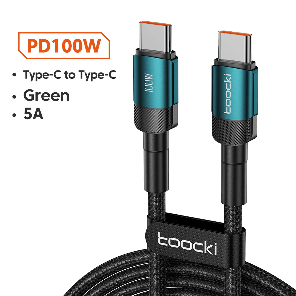 Toocki100W® – Type C to USB C - Vista 20 del producto