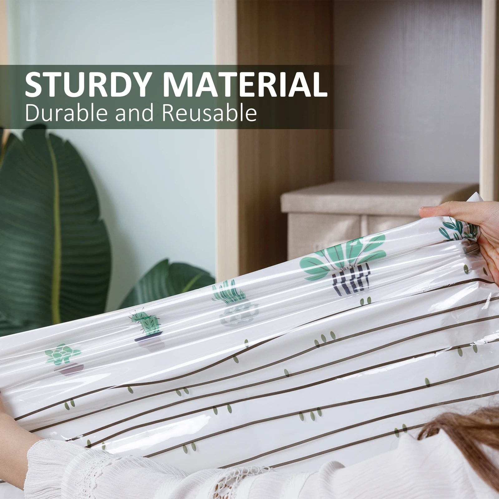 VacuBloom® – Large Cubic Vacuum Storage Bags - Vista 4 del producto