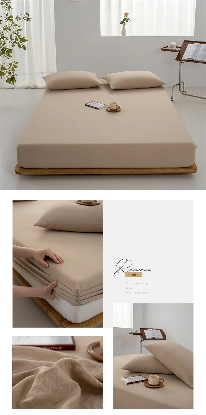 ComfortSheet® – Soft Cotton Fitted Bed Sheet - Vista 13 del producto
