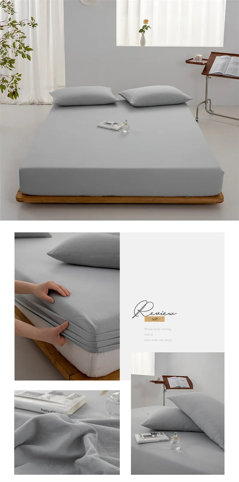 ComfortSheet® – Soft Cotton Fitted Bed Sheet - Vista 14 del producto