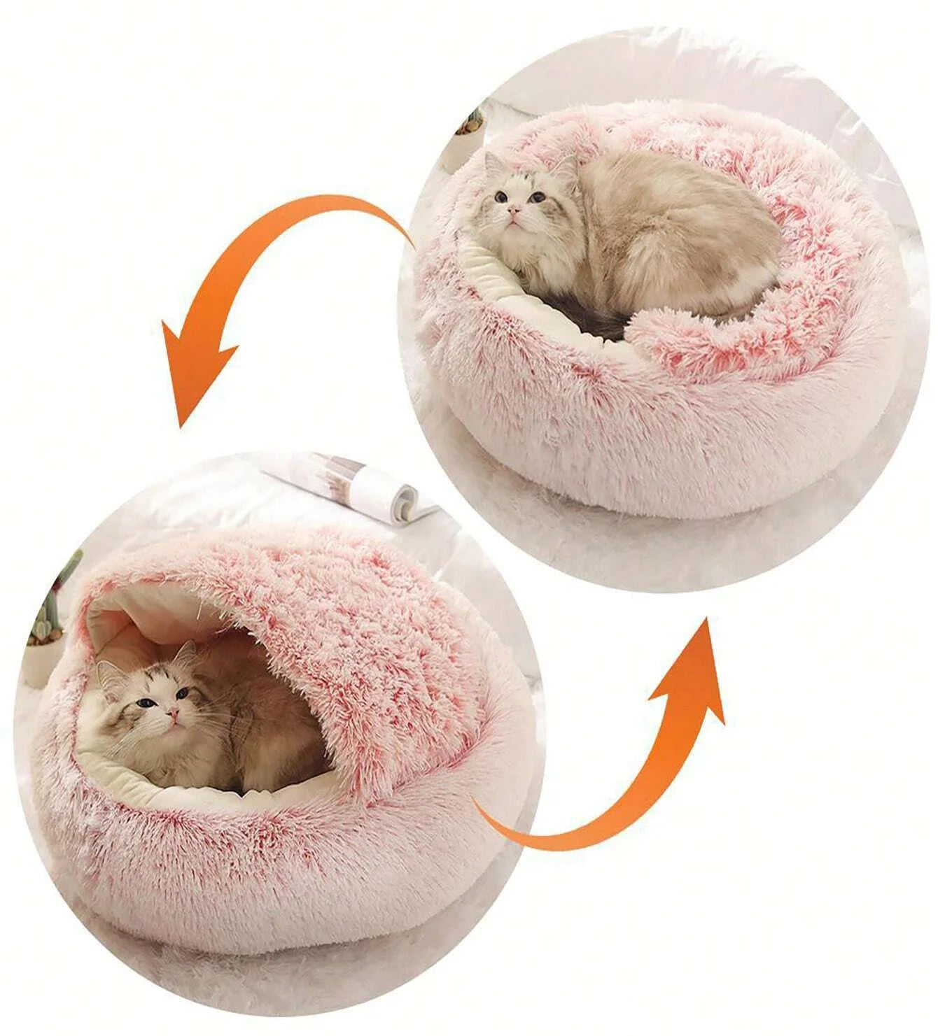 CozyNest® – Soft Plush Pet Bed with - Vista 13 del producto