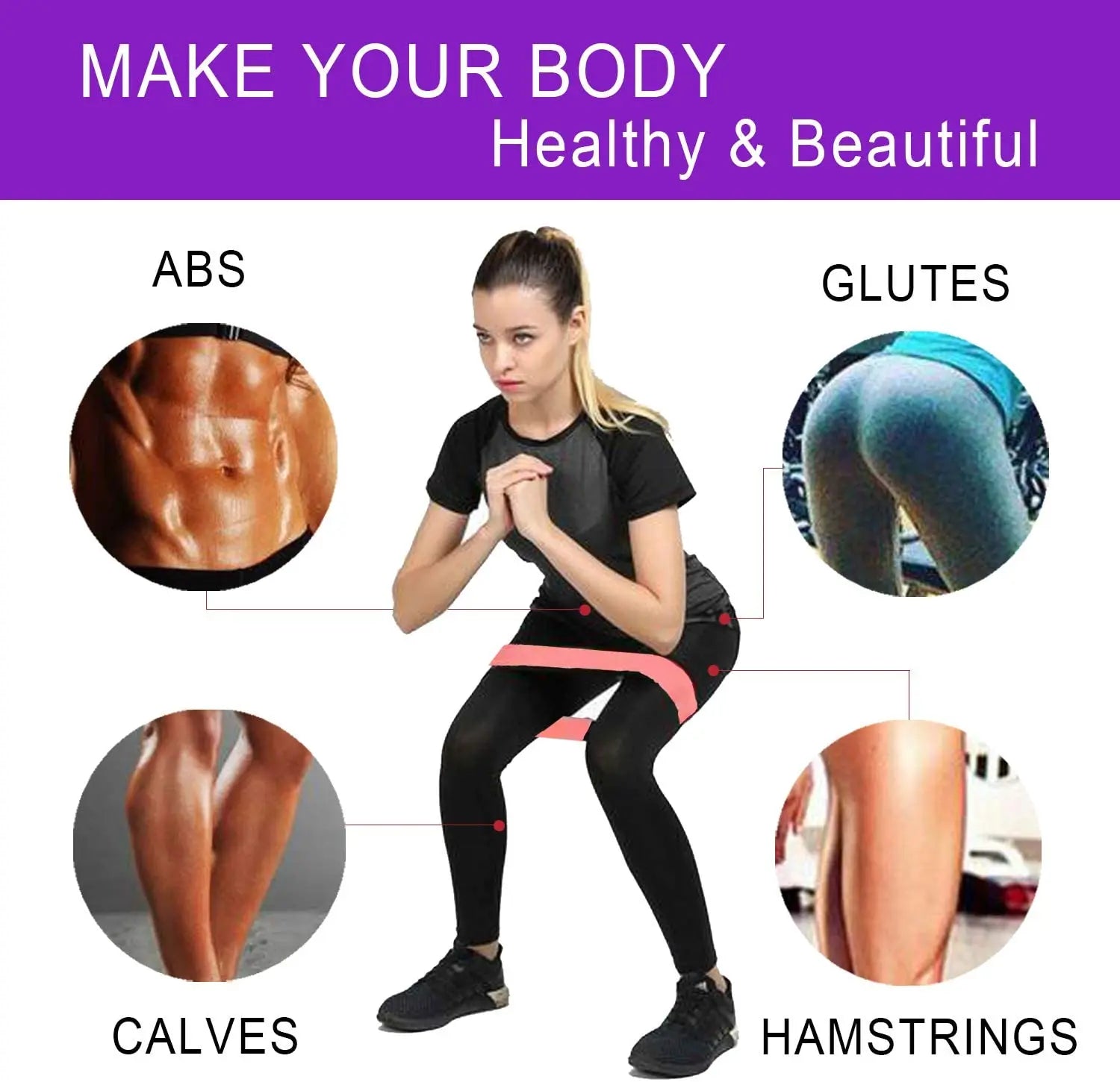 YogaStretch® – Resistance Yoga Bands - Vista 21 del producto