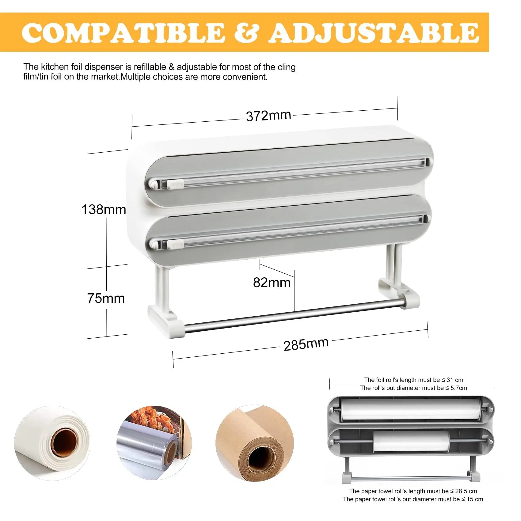 TriCut® – Wall-Mount Dispenser - Vista 14 del producto