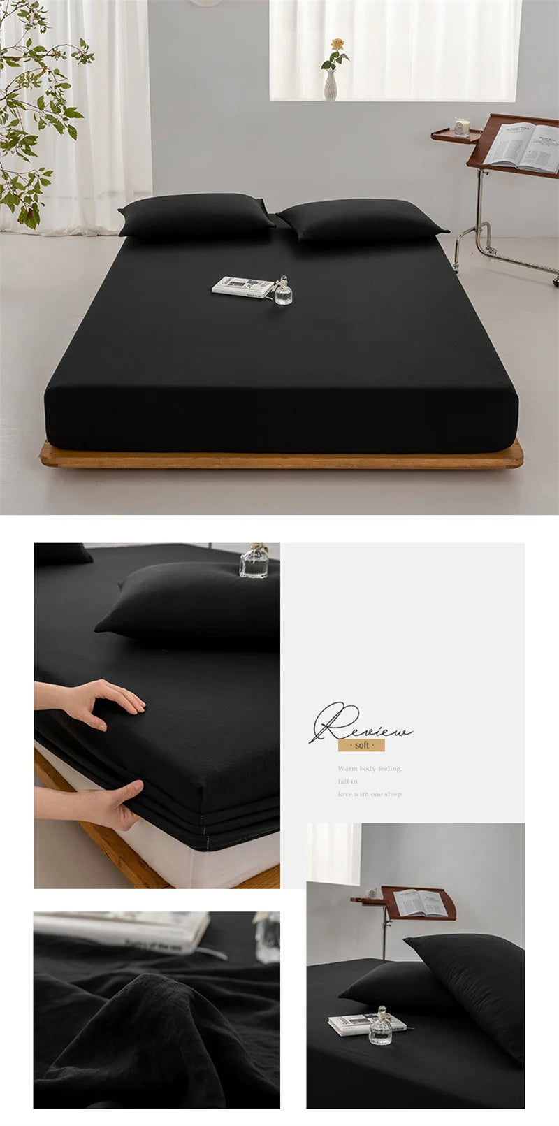 ComfortSheet® – Soft Cotton Fitted Bed Sheet - Vista 22 del producto