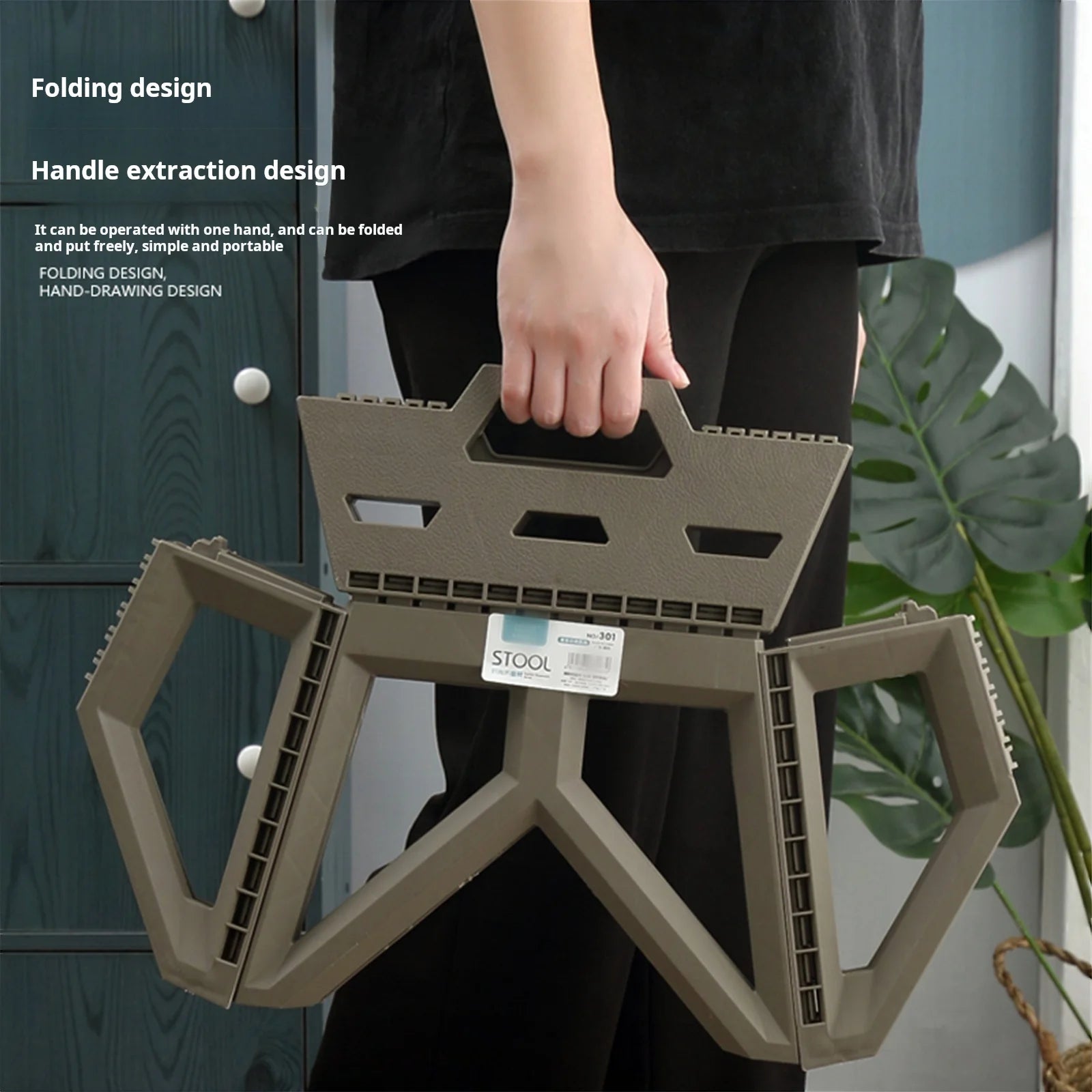 OutdoorSmall® – Stool Portable Folding Stool - Vista 13 del producto