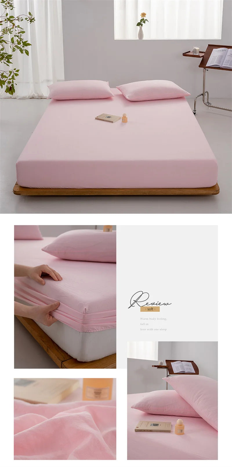 ComfortSheet® – Soft Cotton Fitted Bed Sheet - Vista 23 del producto