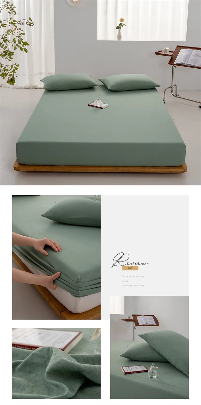 ComfortSheet® – Soft Cotton Fitted Bed Sheet - Vista 12 del producto