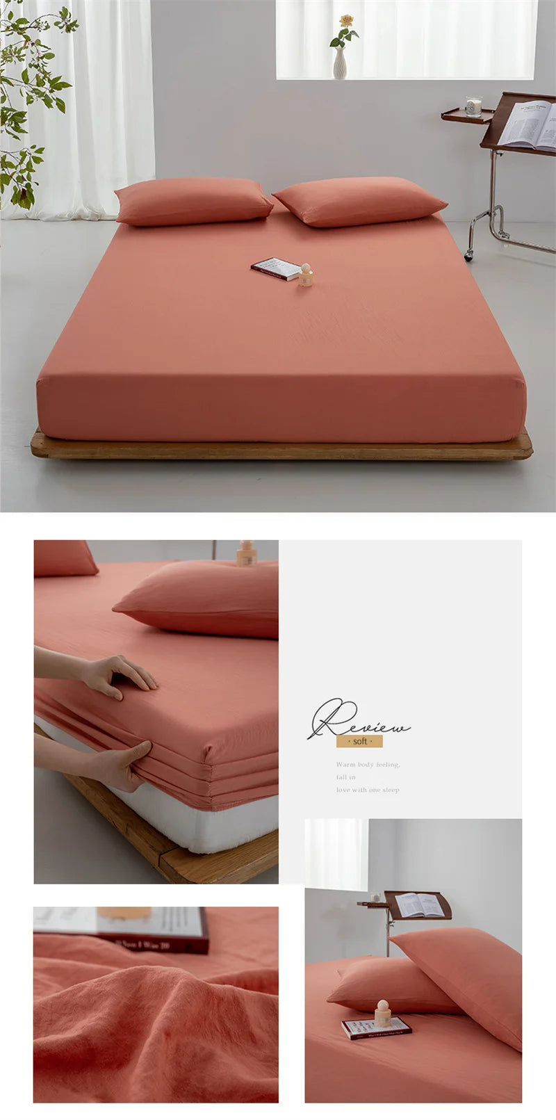 ComfortSheet® – Soft Cotton Fitted Bed Sheet - Vista 8 del producto