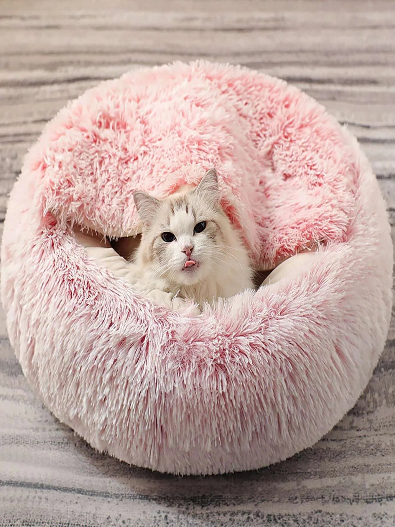 CozyNest® – Soft Plush Pet Bed with - Vista 12 del producto