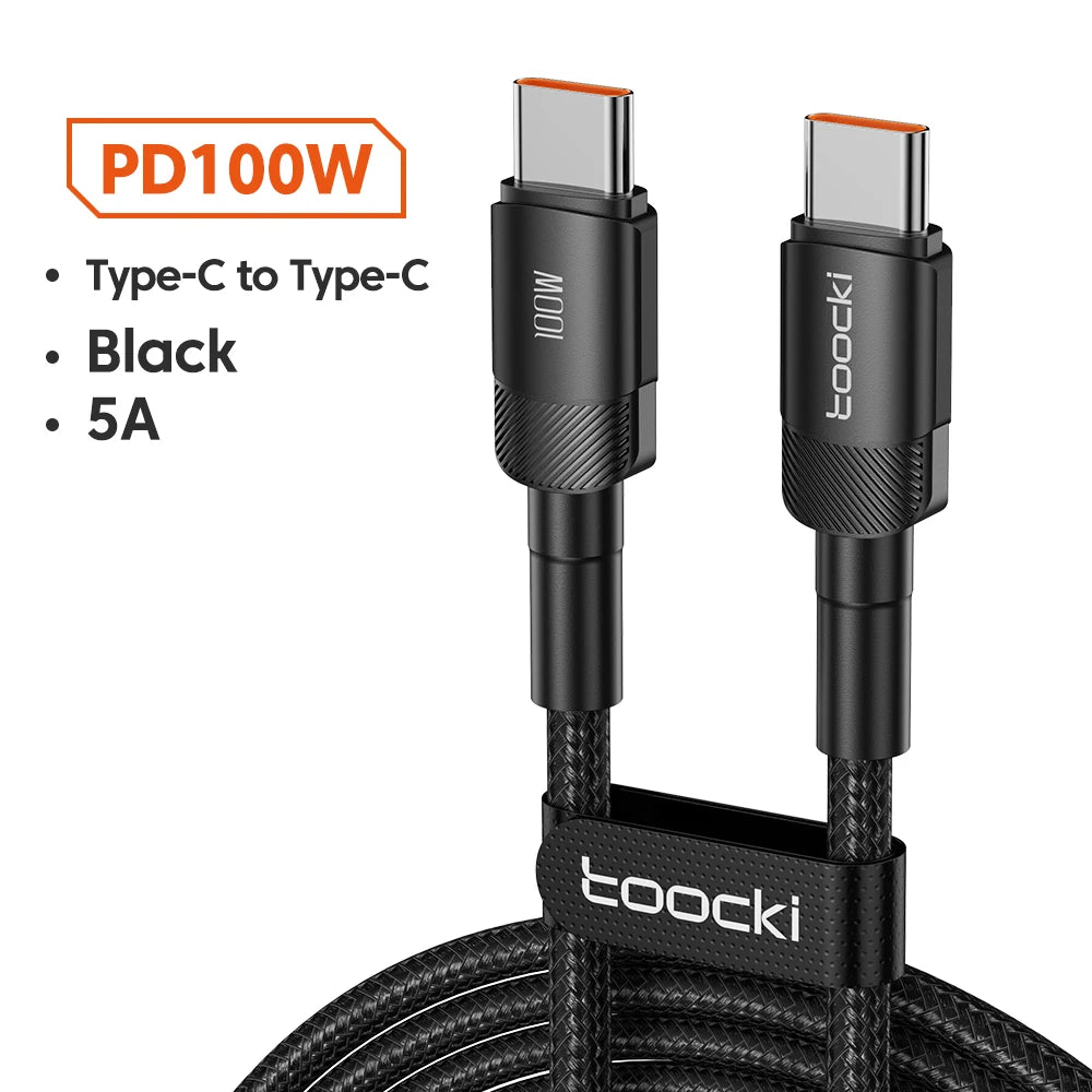 Toocki100W® – Type C to USB C - Vista 17 del producto