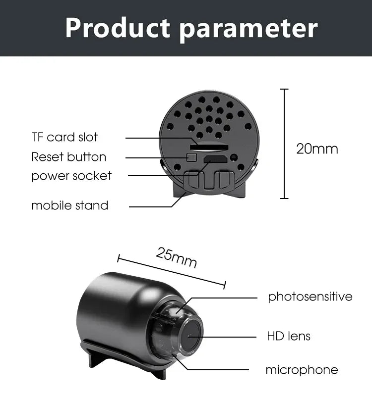 MicroSight® – X5 Mini Camera - Vista 14 del producto