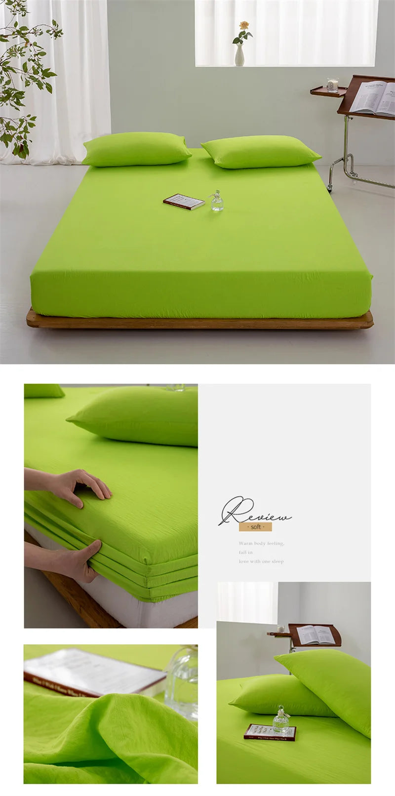 ComfortSheet® – Soft Cotton Fitted Bed Sheet - Vista 24 del producto