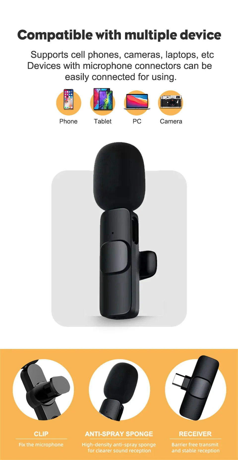 K9Blue® – wireless microphone portable - Vista 18 del producto