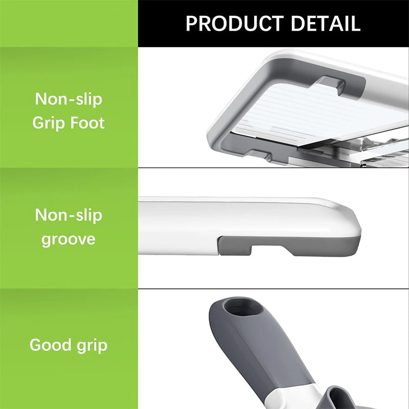 MultiSlice® – Handheld Adjustable Mandoline Slicer - Vista 6 del producto