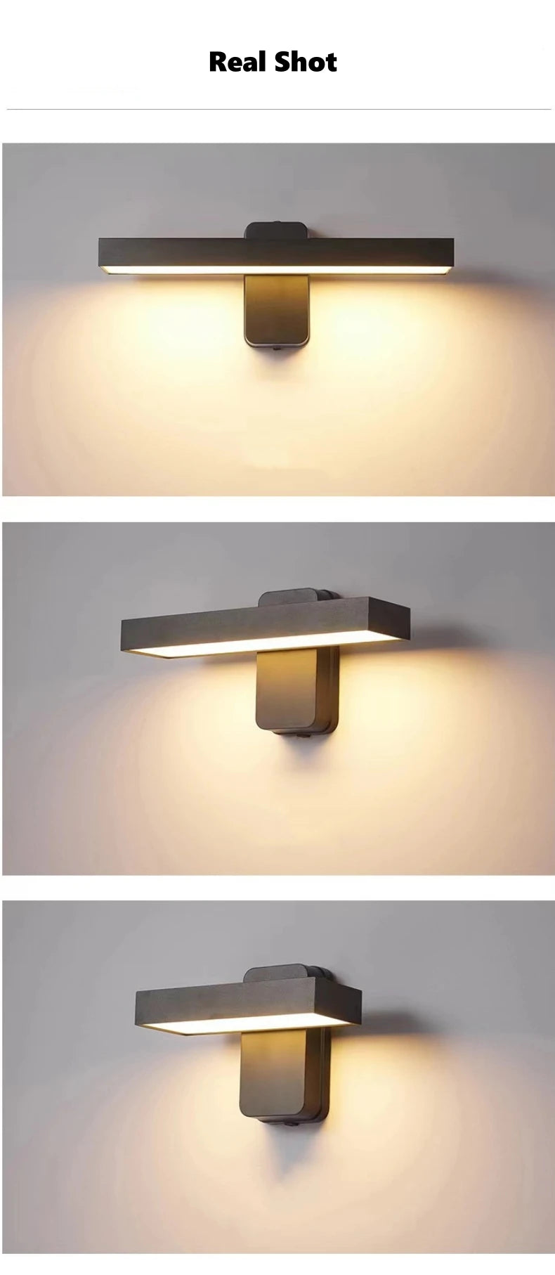 PIRMotion® – Sensor Rotatable Wall Lamp - Vista 21 del producto