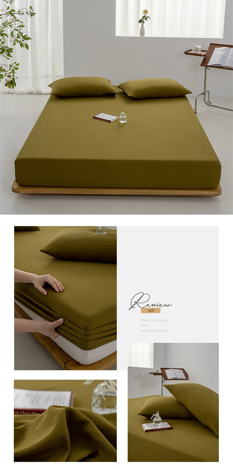 ComfortSheet® – Soft Cotton Fitted Bed Sheet - Vista 18 del producto