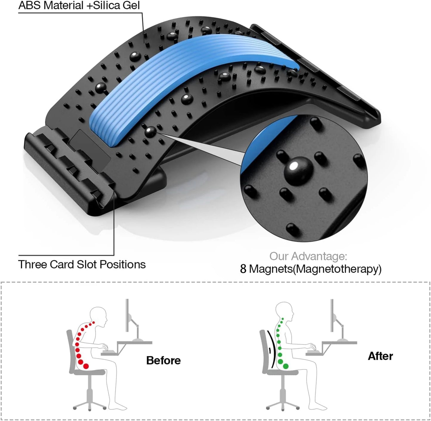 SpineRelief® – Back Stretcher for Back Pain - Vista 9 del producto